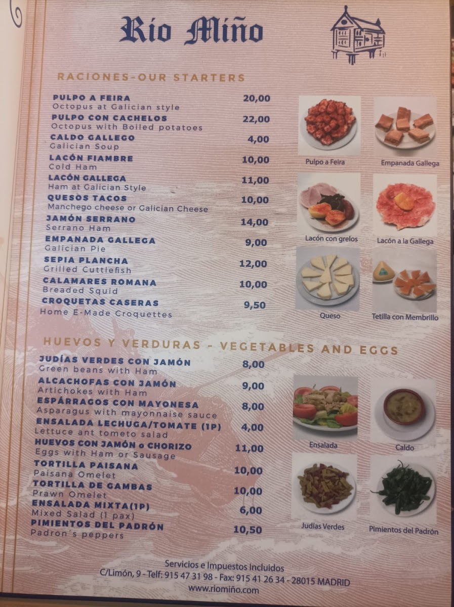 Menu Restaurante-Marisqueria Río Miño-1