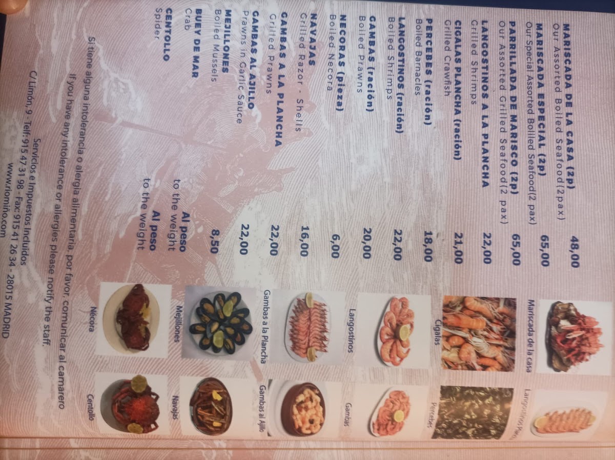 Menu Restaurante-Marisqueria Río Miño-4