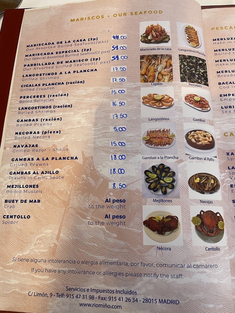 Menu Restaurante-Marisqueria Río Miño-7